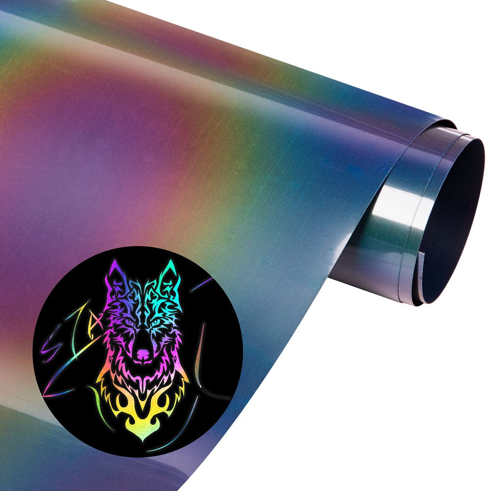Reflective Heat Transfer Vinyl from Frog Vinyl (12” x 1.66 yards) – Glitter  Explosion & More