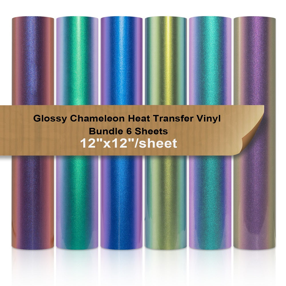 12 X 12/Sheet Heat Transfer Vinyl Assorted Colors Sheets Bundle –  VinylFrog